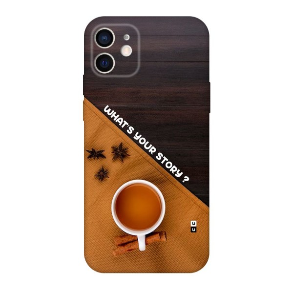 Whats Your Tea Story Back Case for iPhone 12 Pro